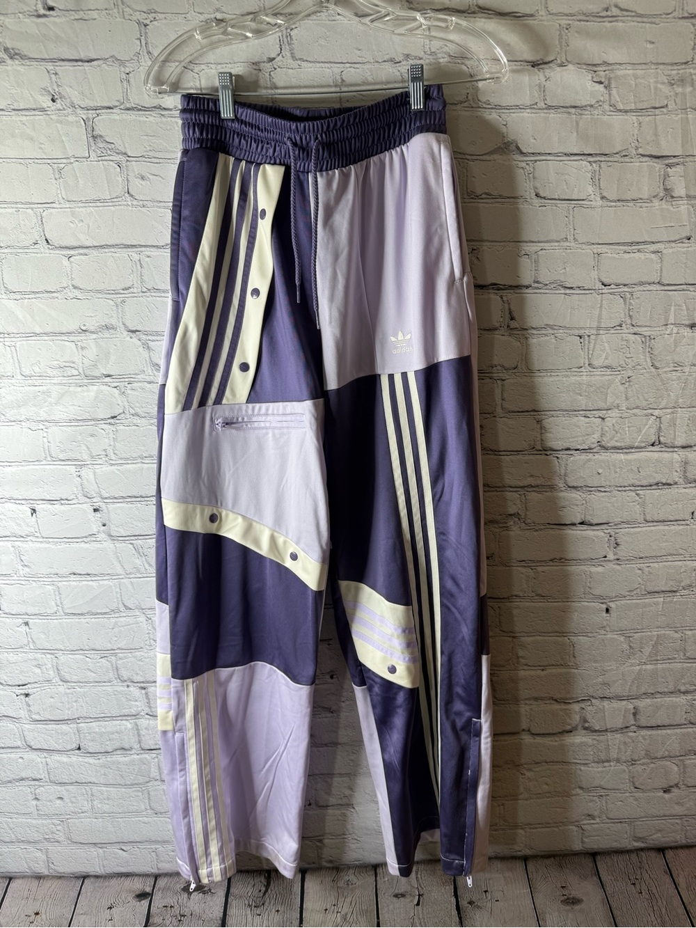 Women’s adidas originals track pants Danielle Cathari patchwork tech purple - Picture 5 of 15